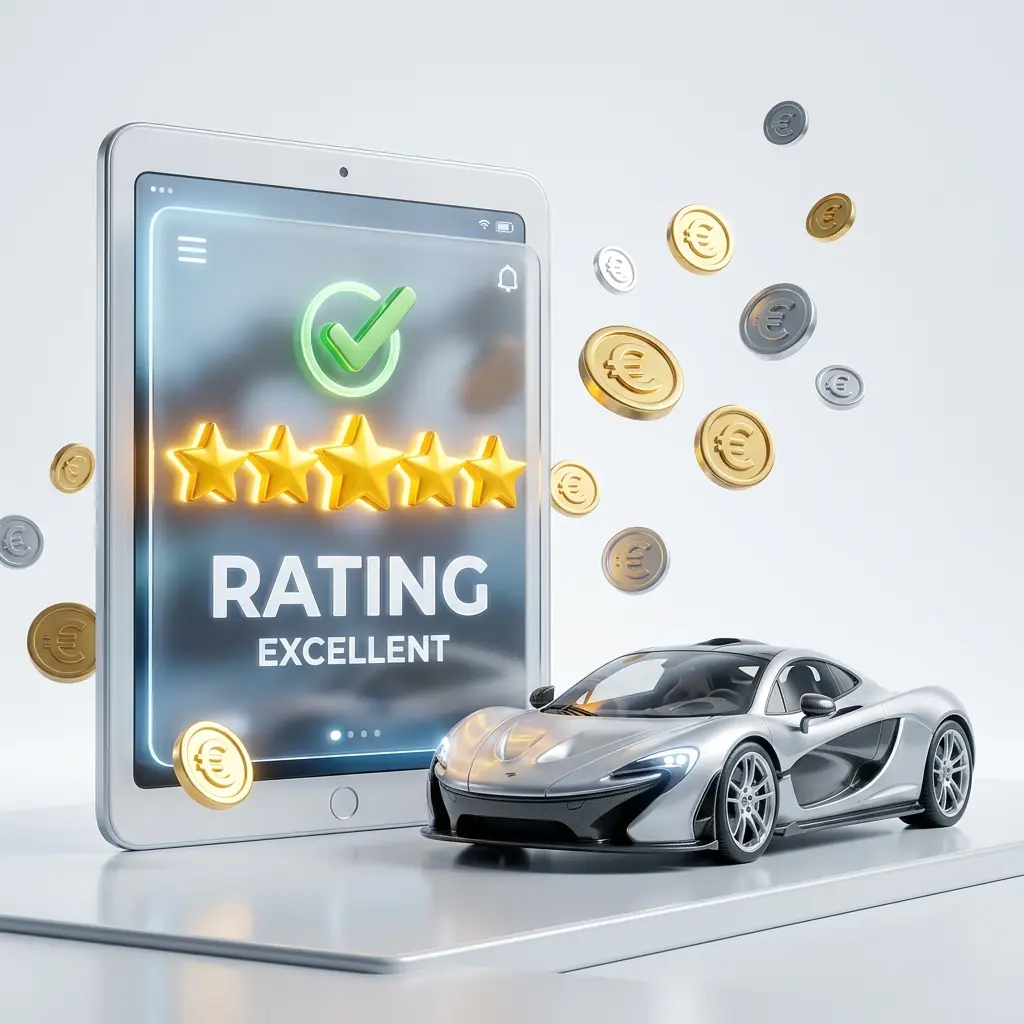 Autoankauf Kontakt Vertrag 3D